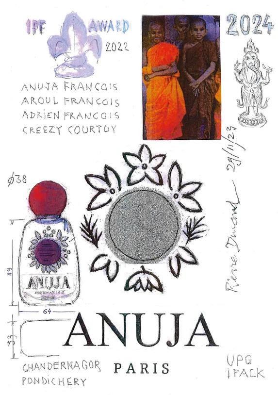 Flacon Anuja pour Anuja Aromatics Paris par Pierre Dinand©, 2024