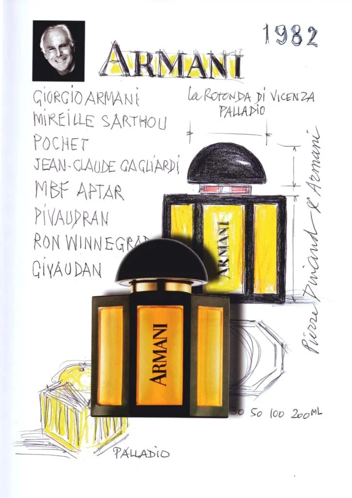 Flacon Armani pour Giorgio Armani par Pierre Dinand©, 1982