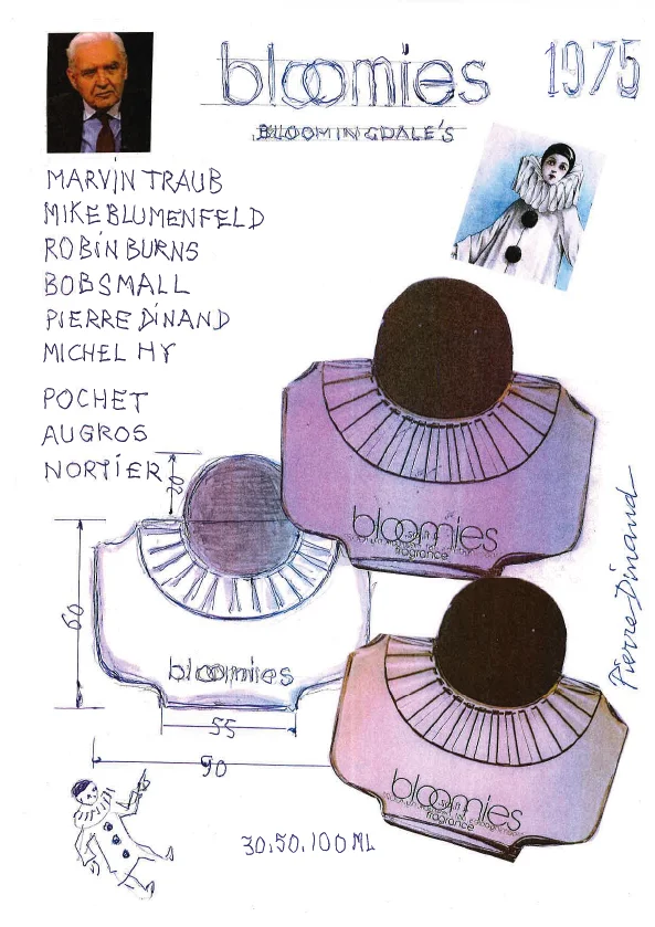 Flacon Bloomies pour Bloomingdale & Levy par Pierre Dinand©, 1975