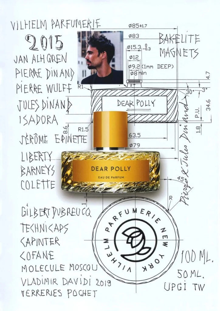 Flacon Dear Polly pour Vilhelm parfumerie par Pierre Dinand©, 2015