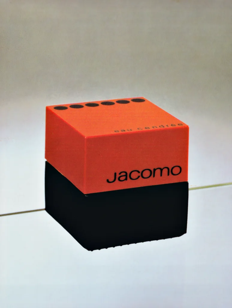 Flacon Eau Cendrée pour Jacomo par Pierre Dinand© -1970