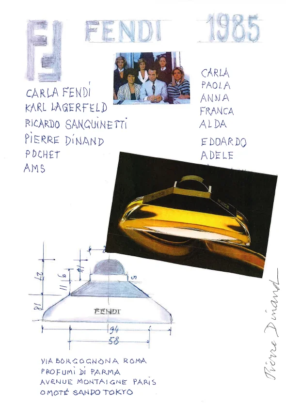 Flacon Fendi pour Fendi par Pierre Dinand©, 1985