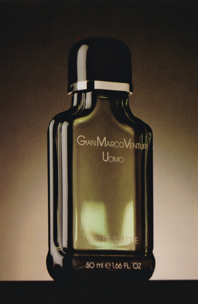 Gian Marco Venturi Uomo Bottle Gian Marco Venturi Uomo for Gian Marco Venturi by Pierre Dinand© -1986