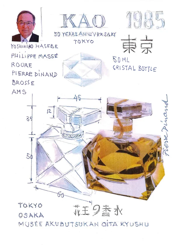 Flacon pour Kao par Pierre Dinand©, 1985