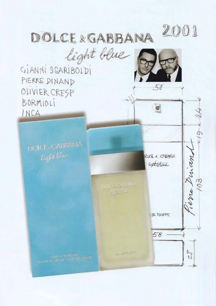 Flacon Light blue pour Dolce & Gabbana par Pierre Dinand©, 2001