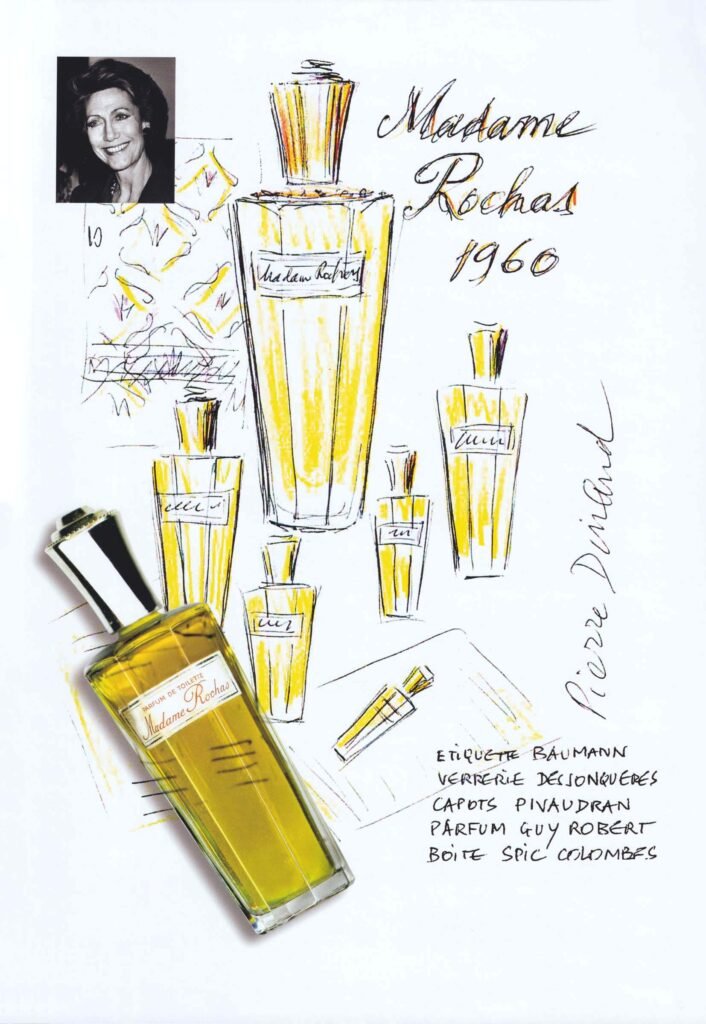 Madame Rochas Flacon Madame Rochas pour Rochas par Pierre Dinand©, 1960