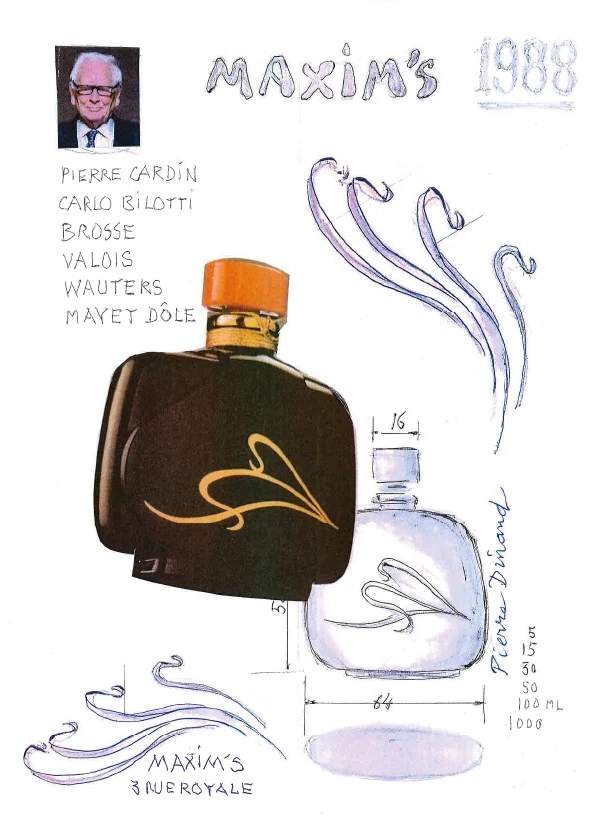 Flacon Maxim's pour Maxim's par Pierre Dinand©, 1988