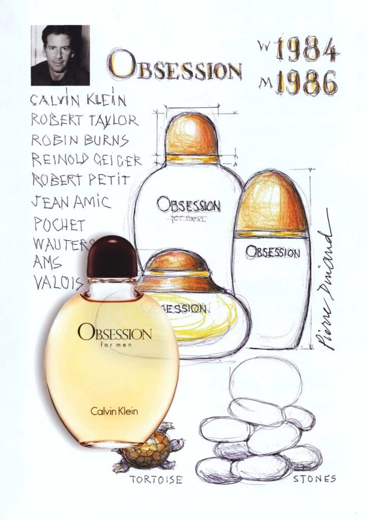 Obsession Flacon Obsession pour Calvin Klein par Pierre Dinand©, 1984