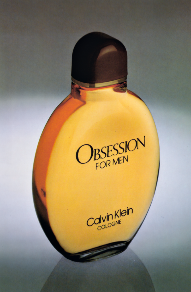 Obsession for Men Flacon Obsession for Men pour Calvin Klein par Pierre Dinand© -1986
